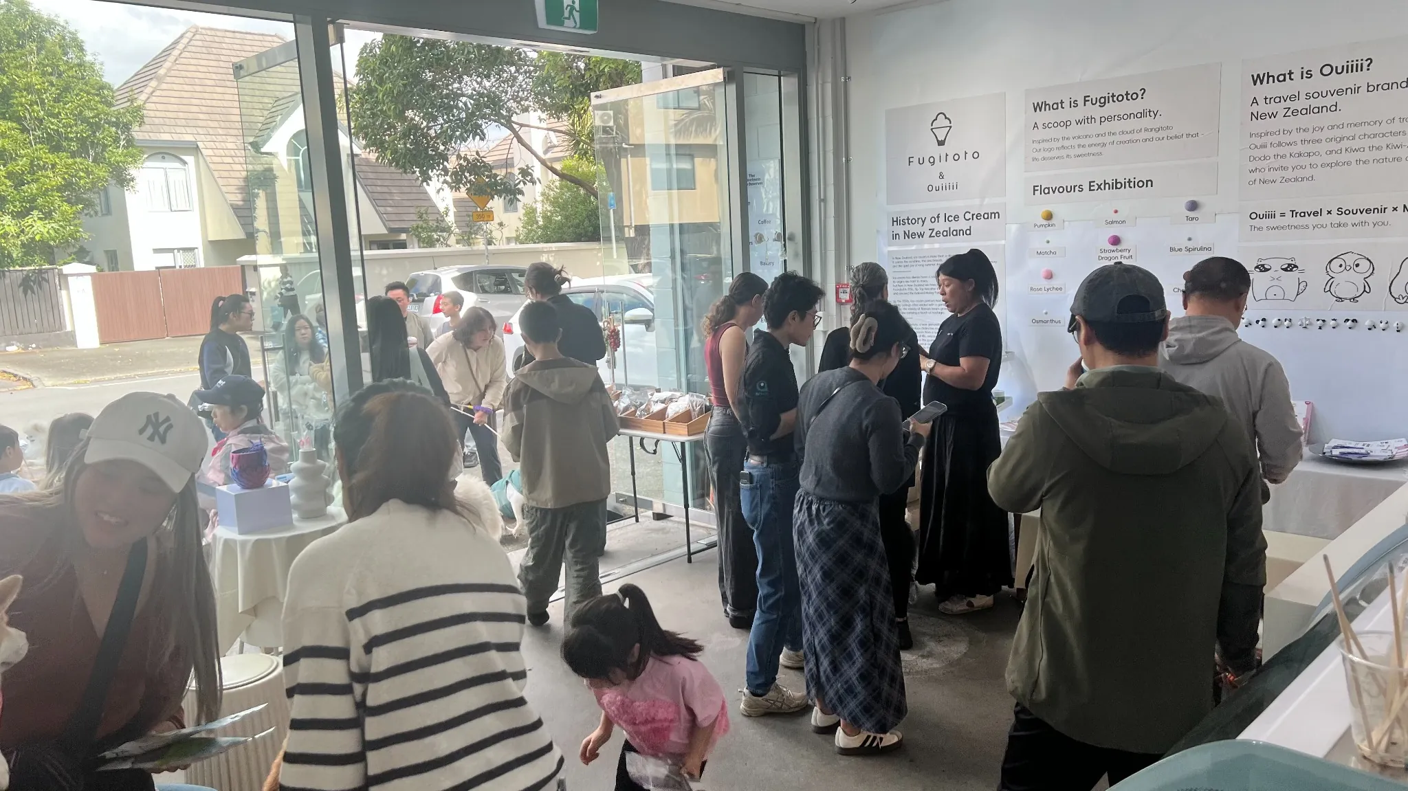 People gathering inside FUGITOTO